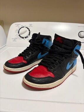 Nike Air Jordan 1 High Black/Red/Blue Sneakers